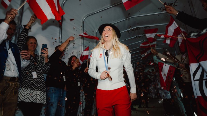 Party mit Brignone! So ließ es Hütter im Österreich-Haus krachen