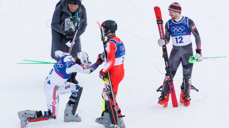 Silber für Gstrein! Die Siegerbilder des Olympia-Slaloms