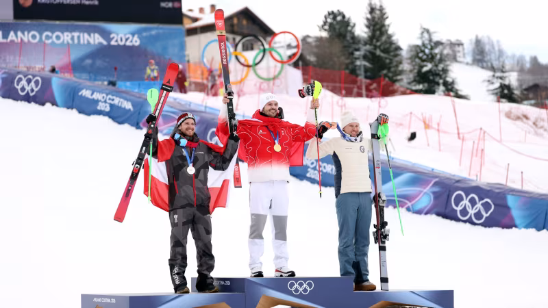 Silber für Gstrein! Die Siegerbilder des Olympia-Slaloms