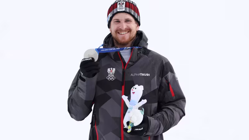 Silber für Gstrein! Die Siegerbilder des Olympia-Slaloms