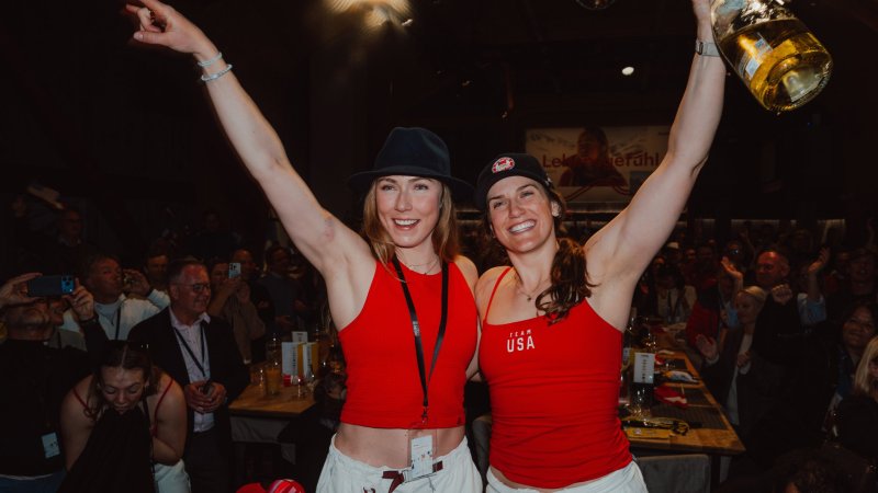 Shiffrin lässt es krachen! Party im Österreich-Haus - die Bilder