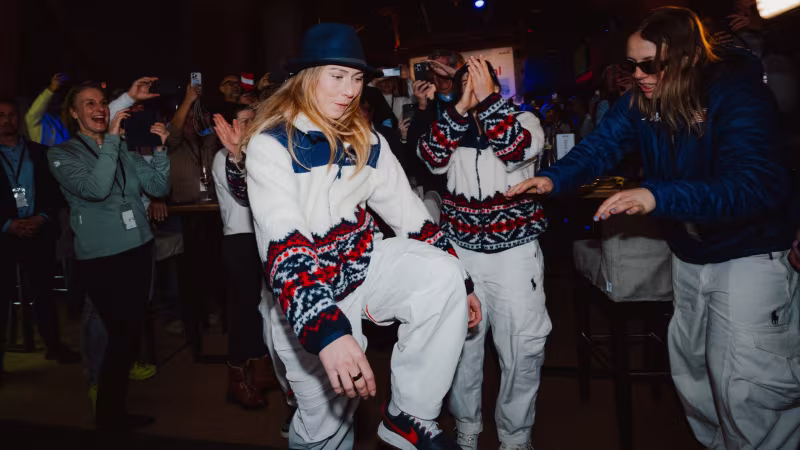 Shiffrin lässt es krachen! Party im Österreich-Haus - die Bilder