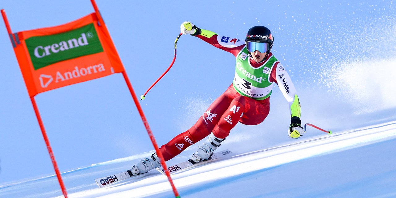 Die Startliste für die Abfahrt der Frauen in Soldeu