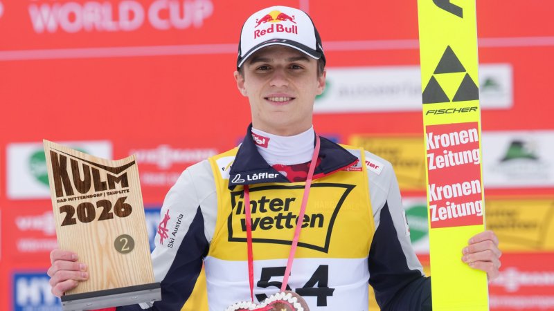 Embacher erneut am Kulm-Podium: "kein Grund, sich zu ärgern"