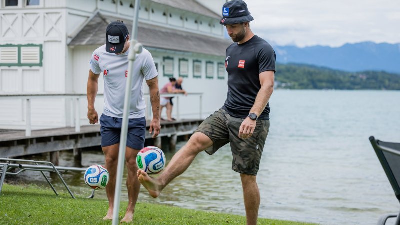 Schwarz, Feller & Co. gehen im Sommertraining baden
