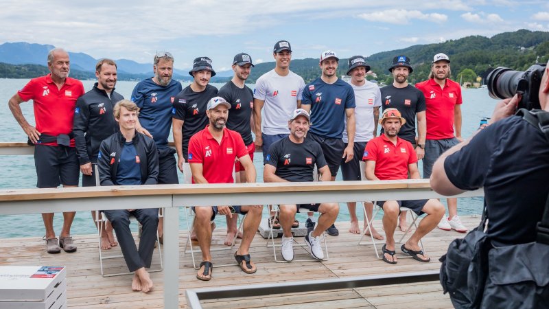 Schwarz, Feller & Co. gehen im Sommertraining baden