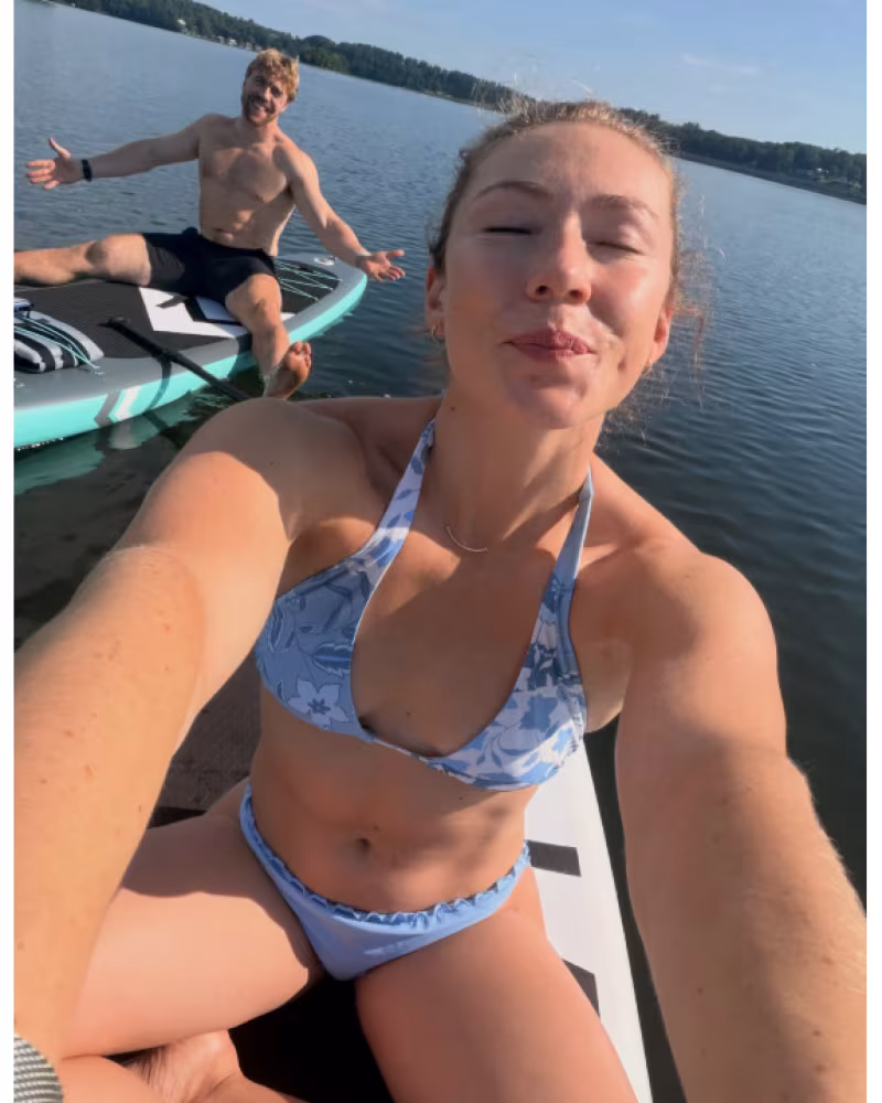 Mikaela Shiffrin und Aleksander Aamodt Kilde