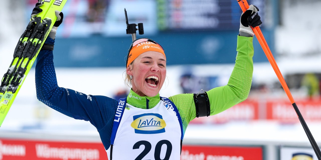 Pause statt Angriff auf der Loipe: Biathletin im Babyglück