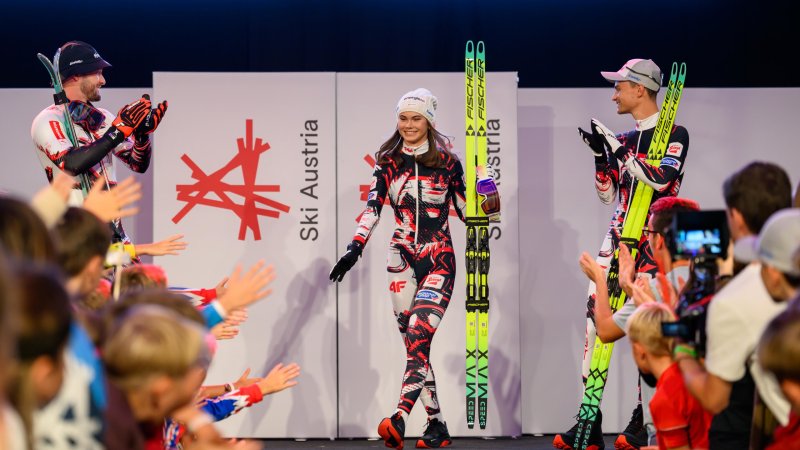 ÖSV-Stars als Models: Bilder vom neuen Look von Ski Austria