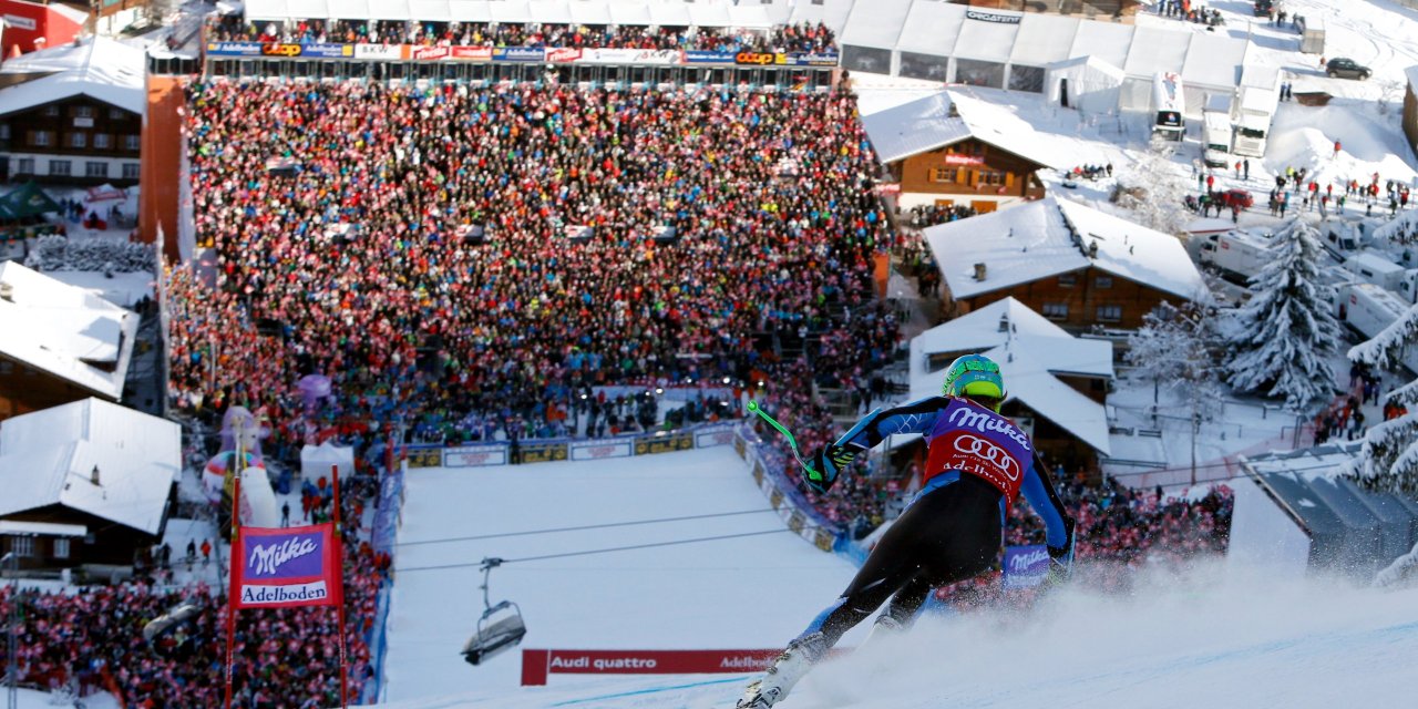 Skiweltcup: Adelboden erweitert die Mega-Tribüne im Ziel