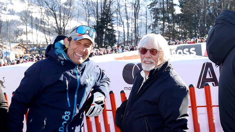 Schwarzenegger & Co. - die VIPs bei der Hahnenkamm-Abfahrt