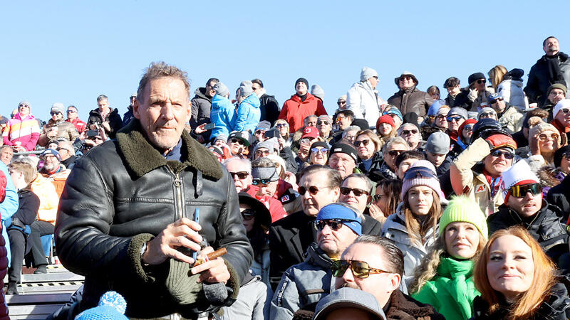 Schwarzenegger & Co. - die VIPs bei der Hahnenkamm-Abfahrt