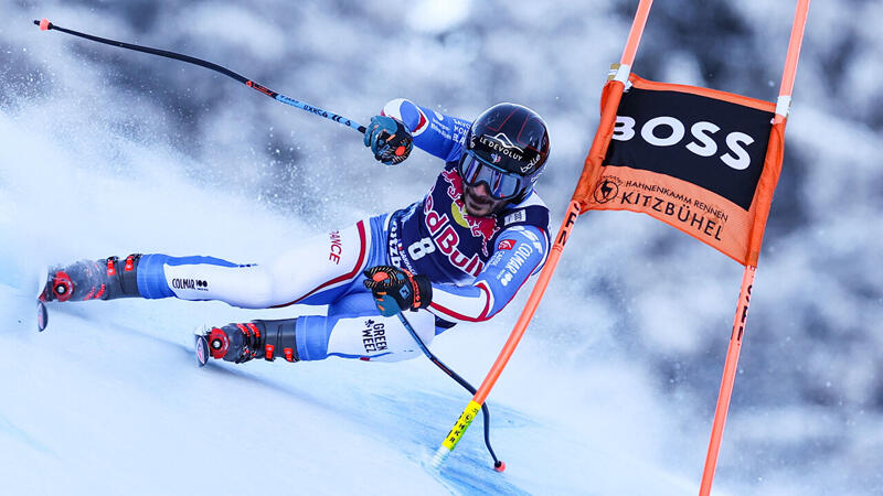 Sarrazin demoliert Konkurrenz in <a href='/ski1/daten/news/hahnenkamm-abfahrt/' class='tag'>Hahnenkamm-Abfahrt</a>