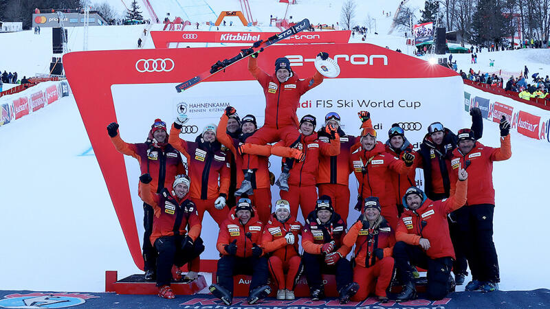 Kitzbühel 2024: Die besten Bilder der Hahnenkamm-Abfahrt