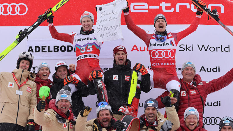 ÖSV-Team mit emotionaler Botschaft an <a href='/ski1/daten/news/ski-alpin/marco-schwarz/' class='tag'>Marco Schwarz</a>