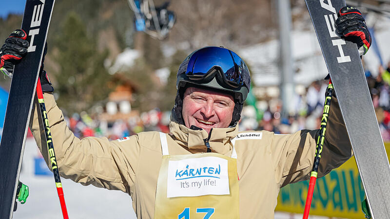 Zu <a href='/ski1/daten/news/franz-klammer/' class='tag'>Franz Klammer</a>´s 70er: Ortlieb gewinnt Legenden-Rennen