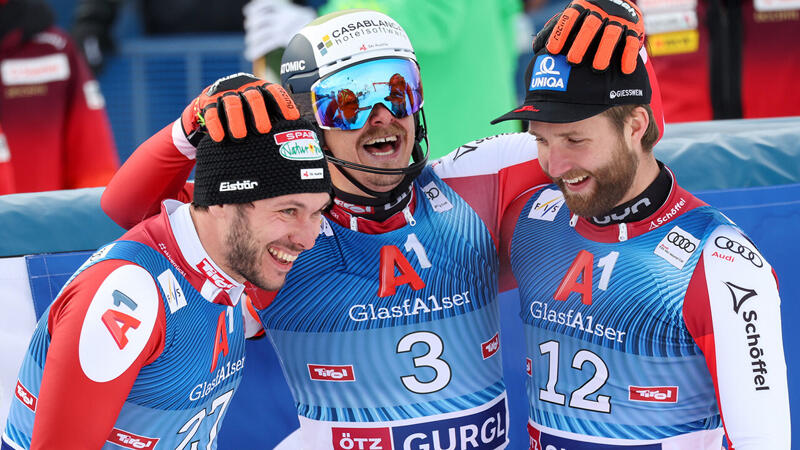 ÖSV-Jubeltag! Die Bilder vom Dreifachssieg im Gurgl-Slalom