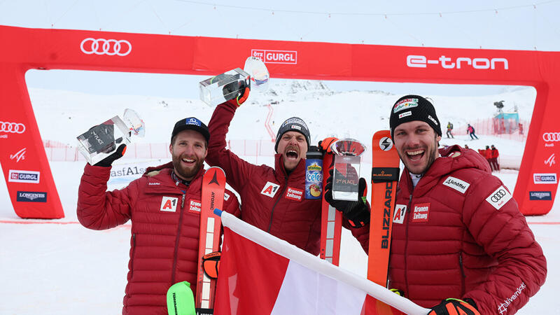 ÖSV-Jubeltag! Die Bilder vom Dreifachssieg im Gurgl-Slalom