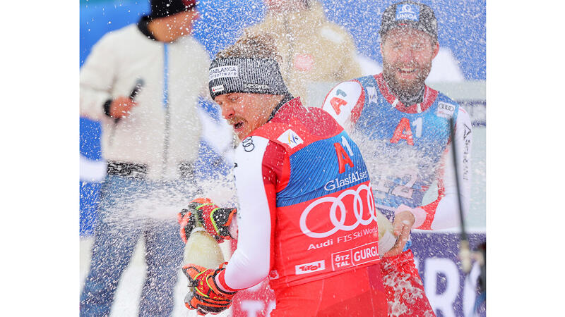 ÖSV-Jubeltag! Die Bilder vom Dreifachssieg im Gurgl-Slalom