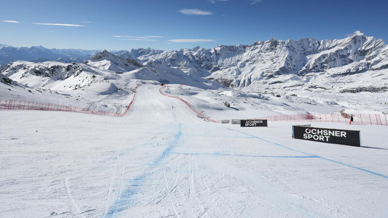 Premiere der neuen Abfahrts-Piste am Matterhorn: Die besten Pics