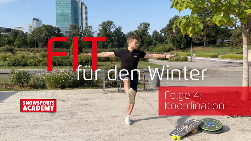 Fit für den Winter: Übungen für die Koordination