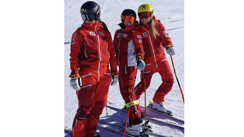 Bilder: ÖSV-Ski-Frauen fahren auf perfekte Vorbereitung ab