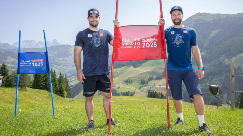 ÖSV-Stars besuchen Saalbach im Sommer - Bilder vom WM-Berg 2025