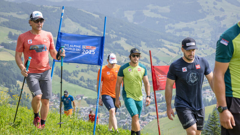 ÖSV-Stars besuchen Saalbach im Sommer - Bilder vom WM-Berg 2025