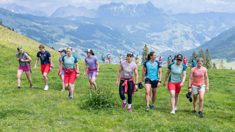 ÖSV-Stars besuchen Saalbach im Sommer - Bilder vom WM-Berg 2025