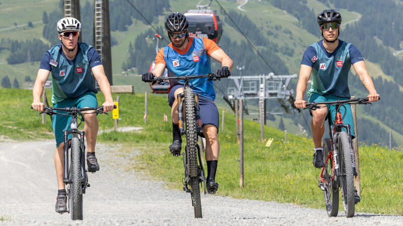 ÖSV-Stars besuchen Saalbach im Sommer - Bilder vom WM-Berg 2025