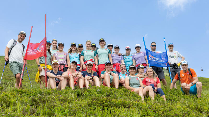 ÖSV-Stars besuchen Saalbach im Sommer - Bilder vom WM-Berg 2025