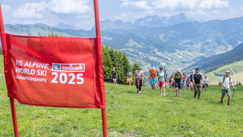 ÖSV-Stars besuchen Saalbach im Sommer - Bilder vom WM-Berg 2025