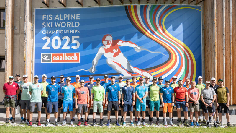 ÖSV-Stars besuchen Saalbach im Sommer - Bilder vom WM-Berg 2025