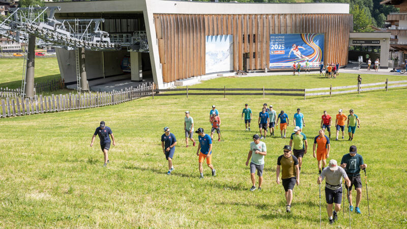 ÖSV-Stars besuchen Saalbach im Sommer - Bilder vom WM-Berg 2025