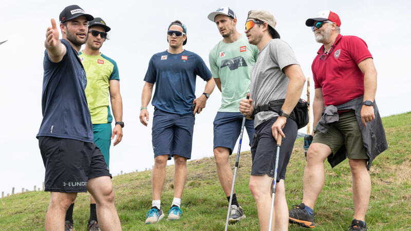 ÖSV-Stars besuchen Saalbach im Sommer - Bilder vom WM-Berg 2025