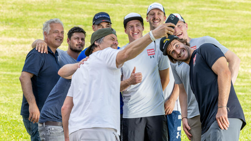 ÖSV-Stars besuchen Saalbach im Sommer - Bilder vom WM-Berg 2025