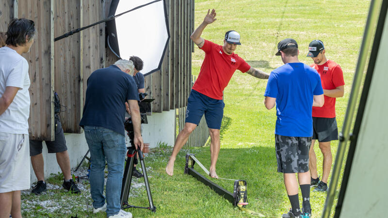 ÖSV-Stars besuchen Saalbach im Sommer - Bilder vom WM-Berg 2025