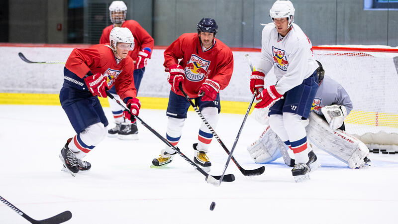 Kriechmayr & Co. als Eishockeyspieler - die Bilder der Abfahrer