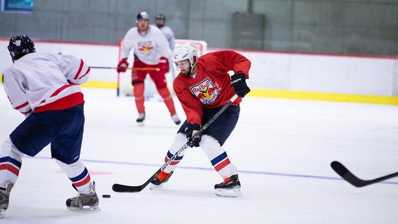 Kriechmayr & Co. als Eishockeyspieler - die Bilder der Abfahrer