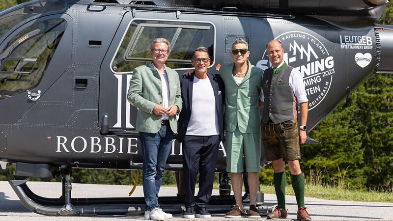 Die Bilder von Robbie Williams in Schladming-Dachstein