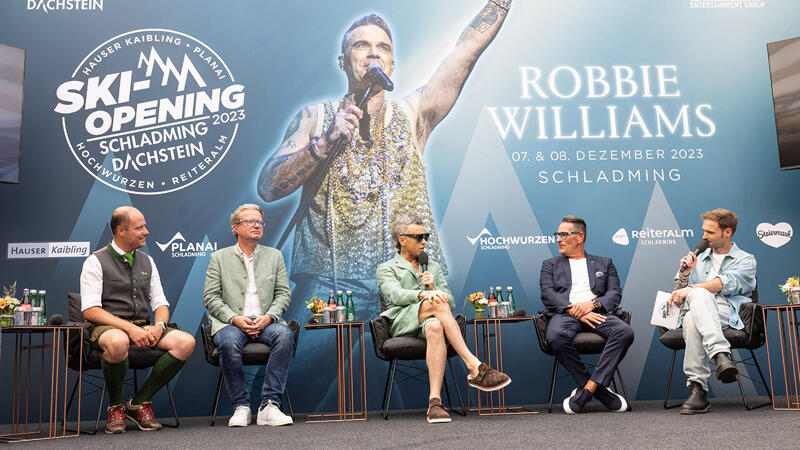 Die Bilder von Robbie Williams in Schladming-Dachstein
