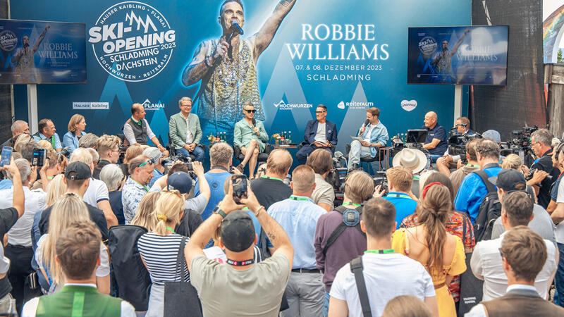 Die Bilder von Robbie Williams in Schladming-Dachstein