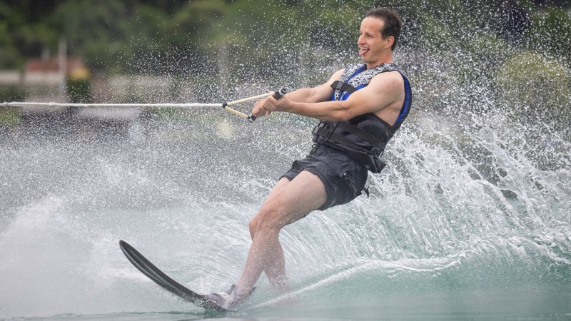 Sommer, Sonne, Wasserski: ÖSV-Technik-Herren in Action