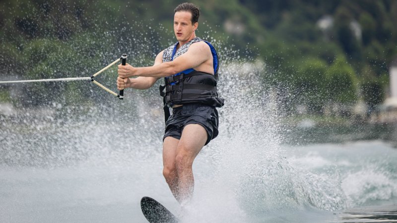Sommer, Sonne, Wasserski: ÖSV-Technik-Herren in Action