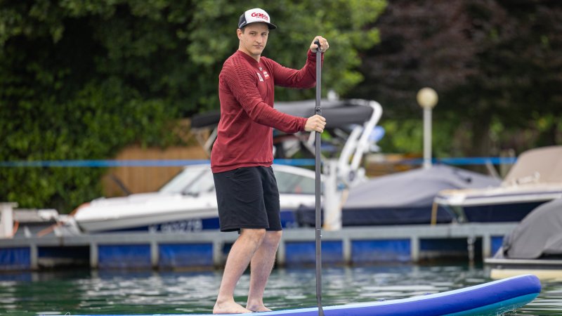 Sommer, Sonne, Wasserski: ÖSV-Technik-Herren in Action