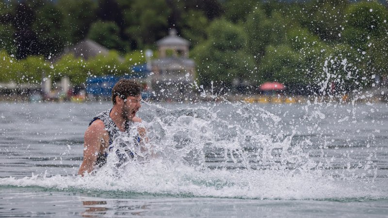 Sommer, Sonne, Wasserski: ÖSV-Technik-Herren in Action