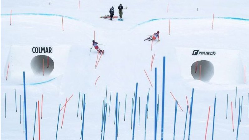 Slalom mit Hindernissen! Bilder vom "Red Bull Alpine Park"