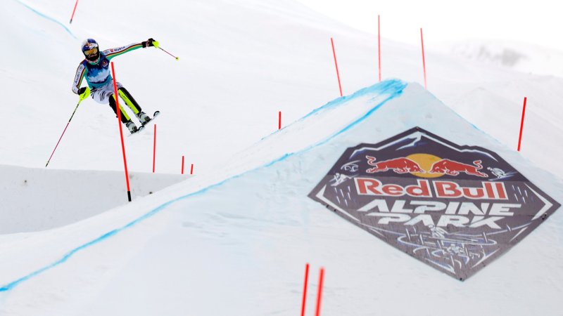 Slalom mit Hindernissen! Bilder vom "Red Bull Alpine Park"