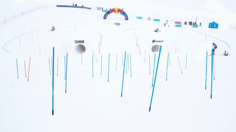 Slalom mit Hindernissen! Bilder vom "Red Bull Alpine Park"
