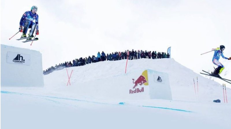 Slalom mit Hindernissen! Bilder vom "Red Bull Alpine Park"